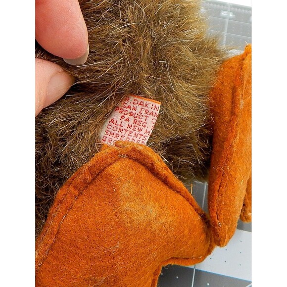 Vintage R Dakin Owlbert Owl Plush 28-1039 Brown Bird Stuffed Toy Animal 1980 Tag - Picture 7 of 11